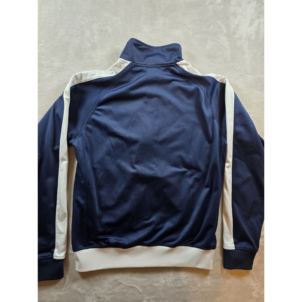 Vintage Nike Full Zip Jacket Size Medium Blue White Stripe Track‎ Y2K *Read - Picture 14 of 16